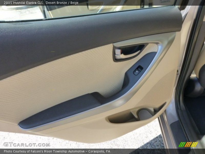 Desert Bronze / Beige 2011 Hyundai Elantra GLS