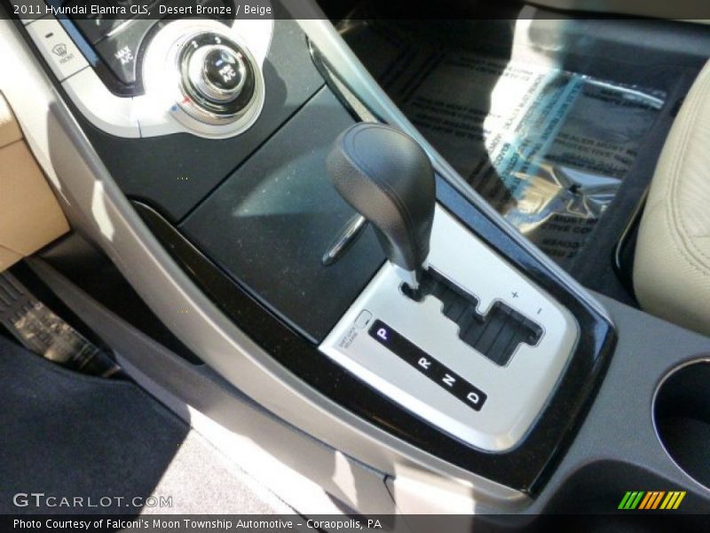 Desert Bronze / Beige 2011 Hyundai Elantra GLS