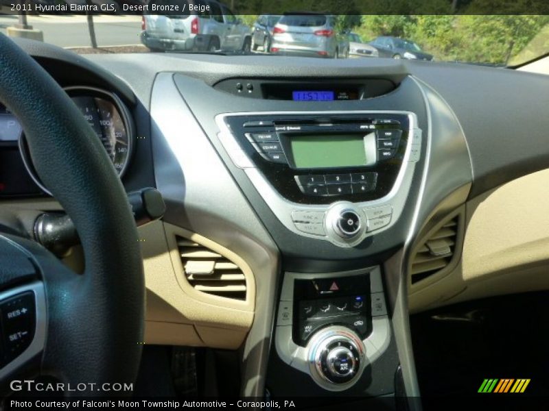 Desert Bronze / Beige 2011 Hyundai Elantra GLS