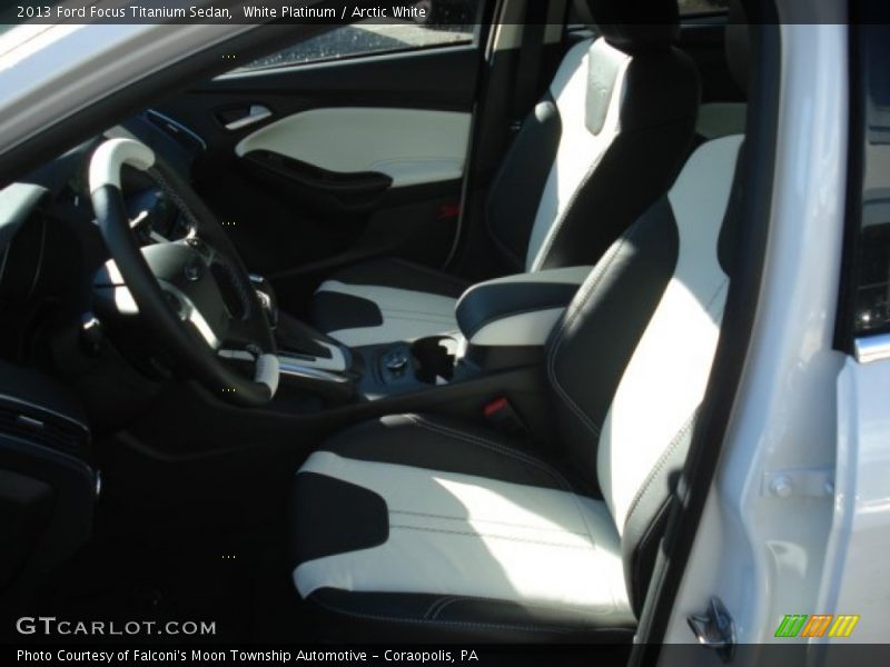 Front Seat of 2013 Focus Titanium Sedan