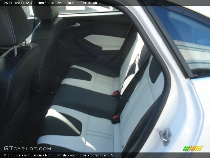 Rear Seat of 2013 Focus Titanium Sedan