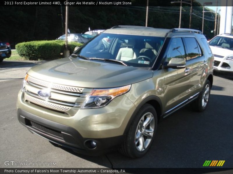 Ginger Ale Metallic / Medium Light Stone 2013 Ford Explorer Limited 4WD