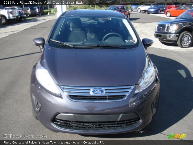 Violet Gray / Charcoal Black 2013 Ford Fiesta SE Sedan