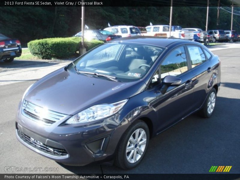 Violet Gray / Charcoal Black 2013 Ford Fiesta SE Sedan