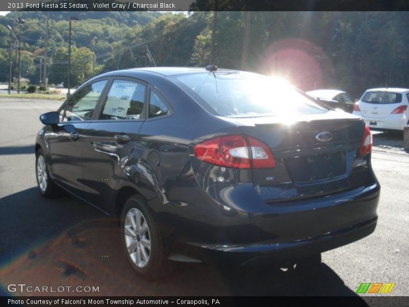 Violet Gray / Charcoal Black 2013 Ford Fiesta SE Sedan