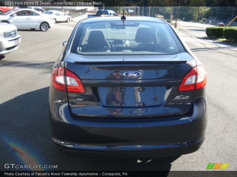 Violet Gray / Charcoal Black 2013 Ford Fiesta SE Sedan