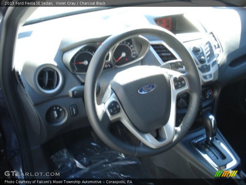Violet Gray / Charcoal Black 2013 Ford Fiesta SE Sedan