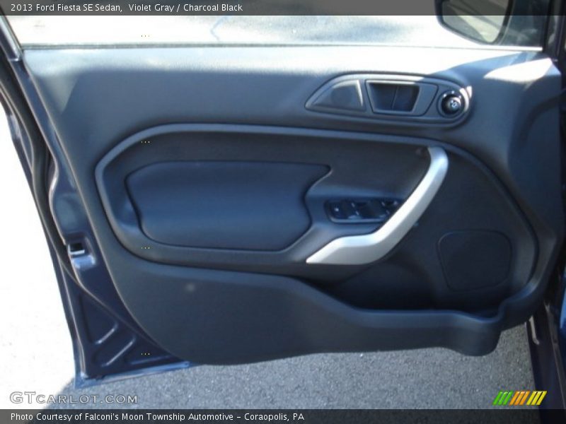 Violet Gray / Charcoal Black 2013 Ford Fiesta SE Sedan