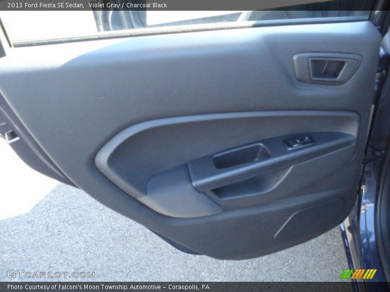 Violet Gray / Charcoal Black 2013 Ford Fiesta SE Sedan