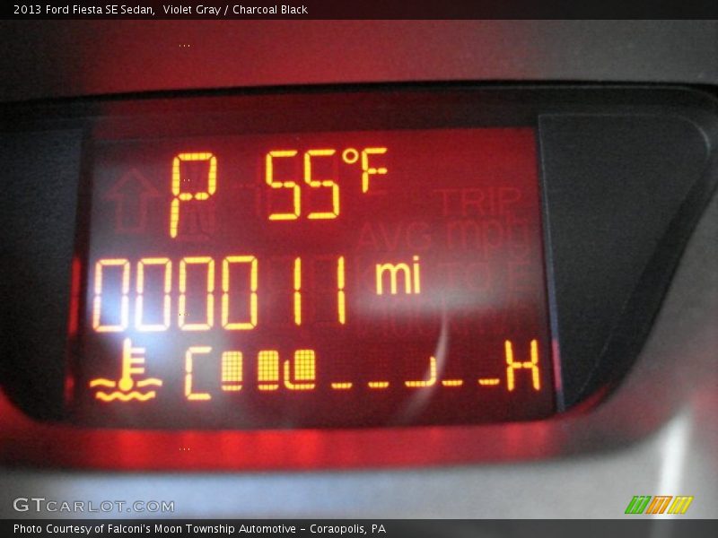 Violet Gray / Charcoal Black 2013 Ford Fiesta SE Sedan