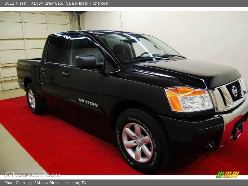 Galaxy Black / Charcoal 2012 Nissan Titan SV Crew Cab