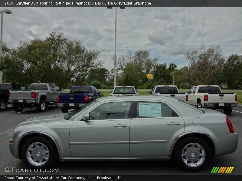 Satin Jade Pearlcoat / Dark Slate Gray/Light Graystone 2006 Chrysler 300 Touring