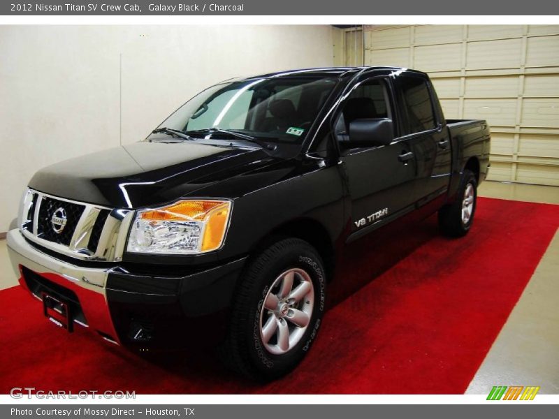 Galaxy Black / Charcoal 2012 Nissan Titan SV Crew Cab