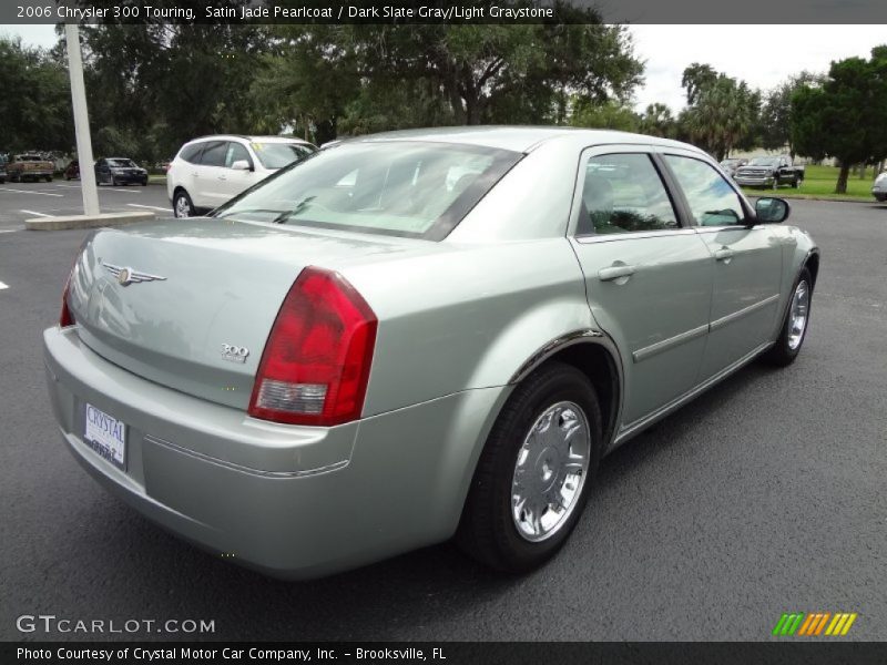 Satin Jade Pearlcoat / Dark Slate Gray/Light Graystone 2006 Chrysler 300 Touring