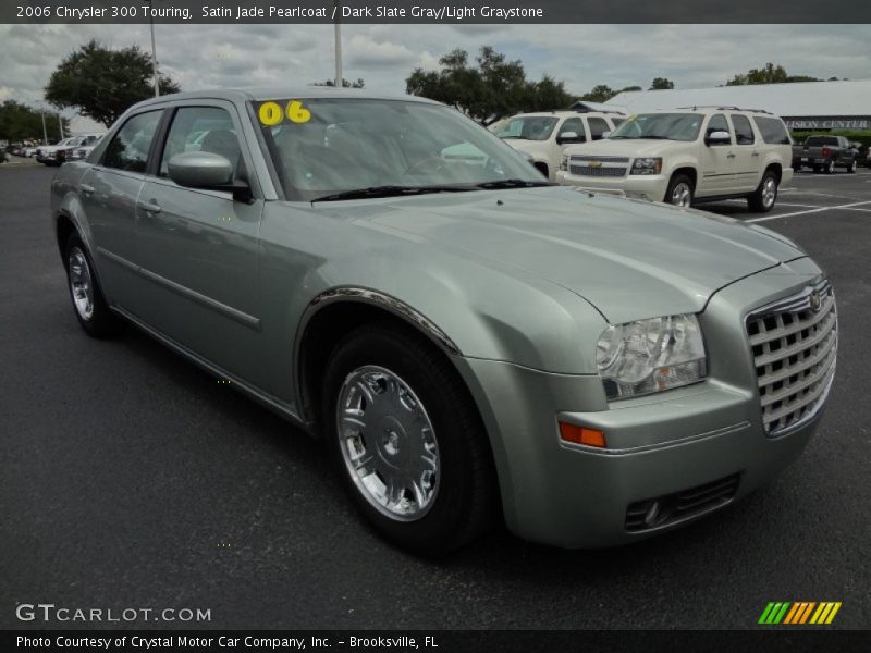 Satin Jade Pearlcoat / Dark Slate Gray/Light Graystone 2006 Chrysler 300 Touring
