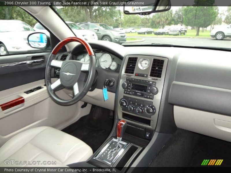 Satin Jade Pearlcoat / Dark Slate Gray/Light Graystone 2006 Chrysler 300 Touring