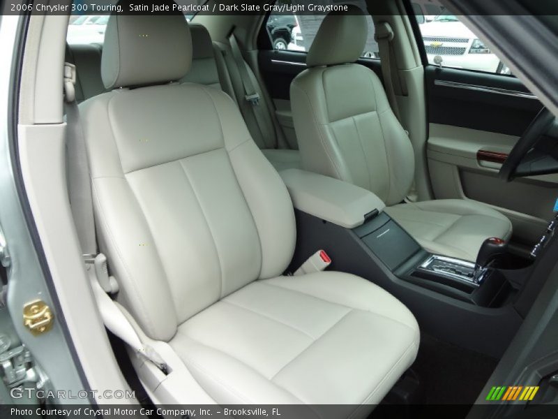 Satin Jade Pearlcoat / Dark Slate Gray/Light Graystone 2006 Chrysler 300 Touring