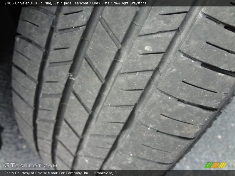 Satin Jade Pearlcoat / Dark Slate Gray/Light Graystone 2006 Chrysler 300 Touring