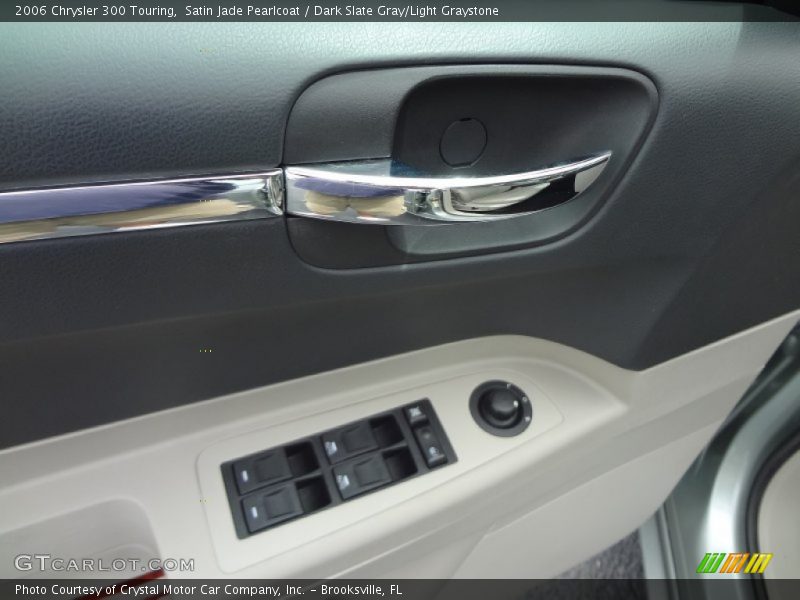 Satin Jade Pearlcoat / Dark Slate Gray/Light Graystone 2006 Chrysler 300 Touring