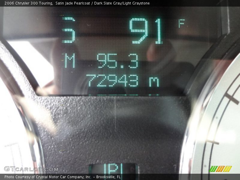 Satin Jade Pearlcoat / Dark Slate Gray/Light Graystone 2006 Chrysler 300 Touring