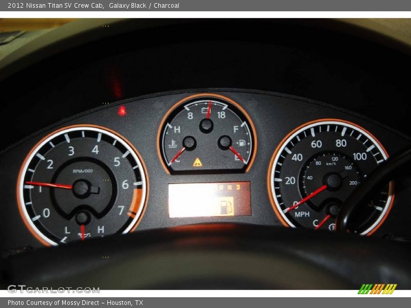 Galaxy Black / Charcoal 2012 Nissan Titan SV Crew Cab