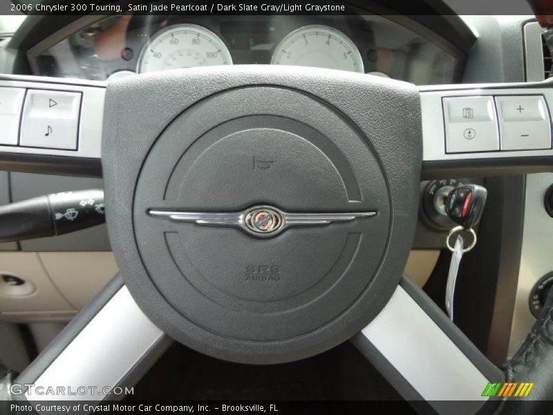 Satin Jade Pearlcoat / Dark Slate Gray/Light Graystone 2006 Chrysler 300 Touring