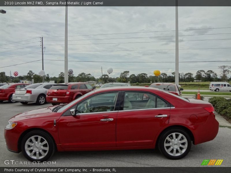  2010 MKZ FWD Sangria Red Metallic
