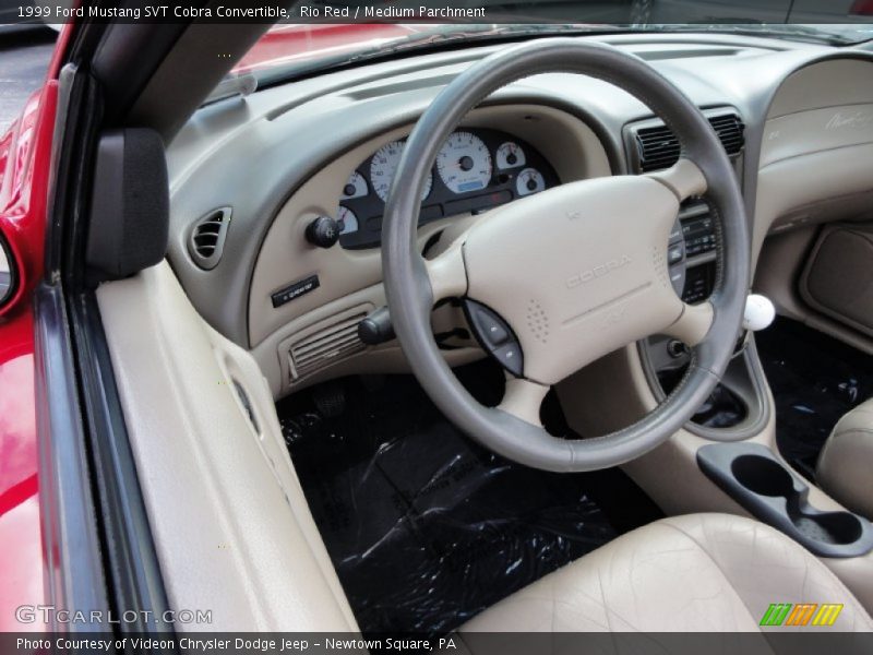  1999 Mustang SVT Cobra Convertible Medium Parchment Interior