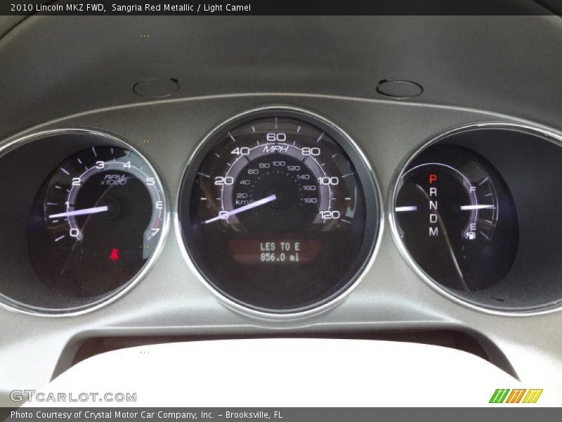  2010 MKZ FWD FWD Gauges