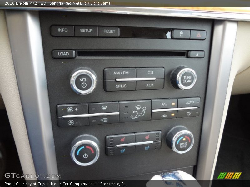 Controls of 2010 MKZ FWD