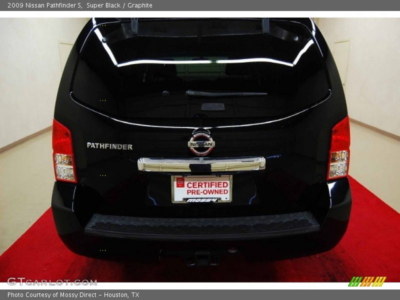 Super Black / Graphite 2009 Nissan Pathfinder S