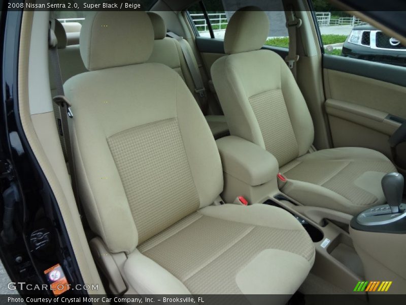 Super Black / Beige 2008 Nissan Sentra 2.0
