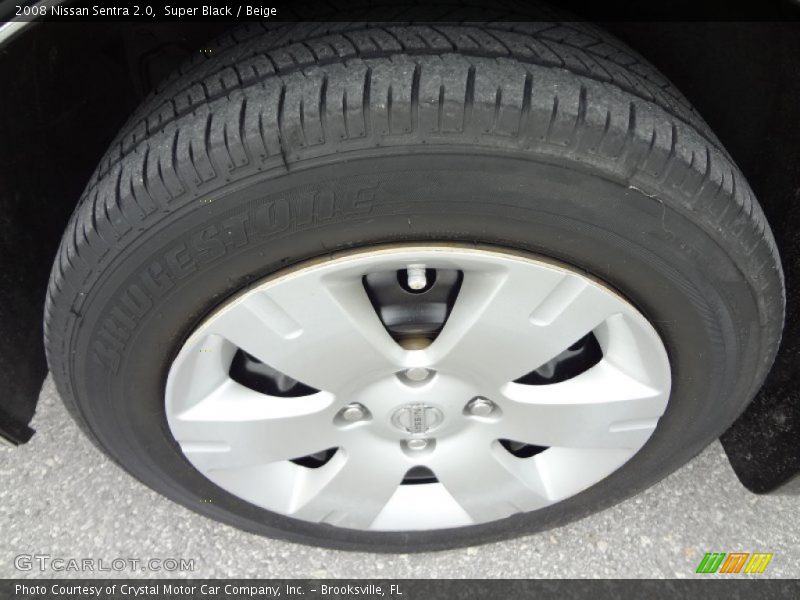 Super Black / Beige 2008 Nissan Sentra 2.0