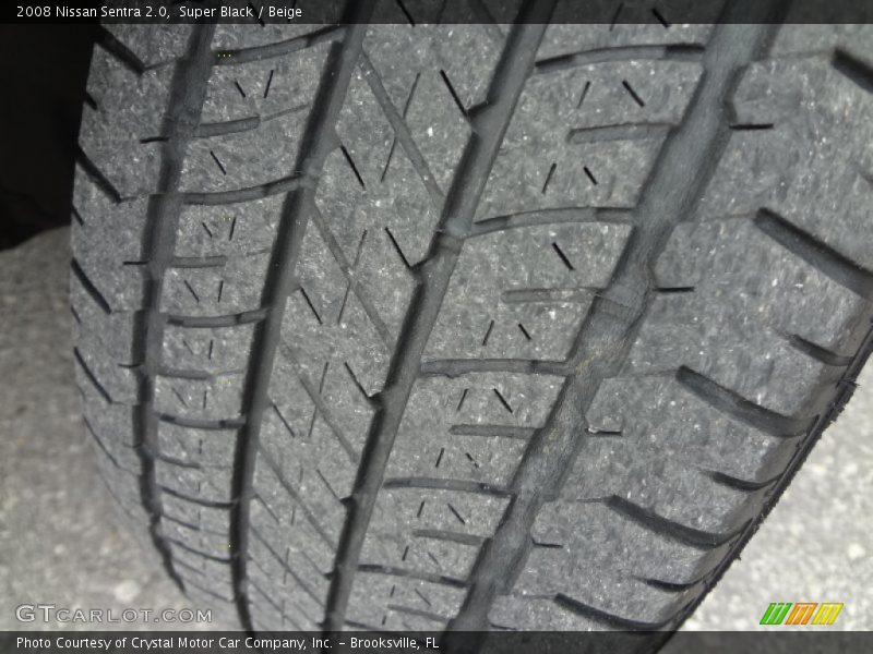 Super Black / Beige 2008 Nissan Sentra 2.0