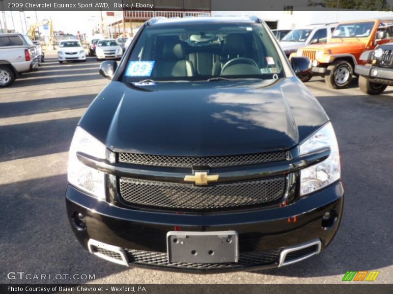 Black / Ebony 2009 Chevrolet Equinox Sport AWD