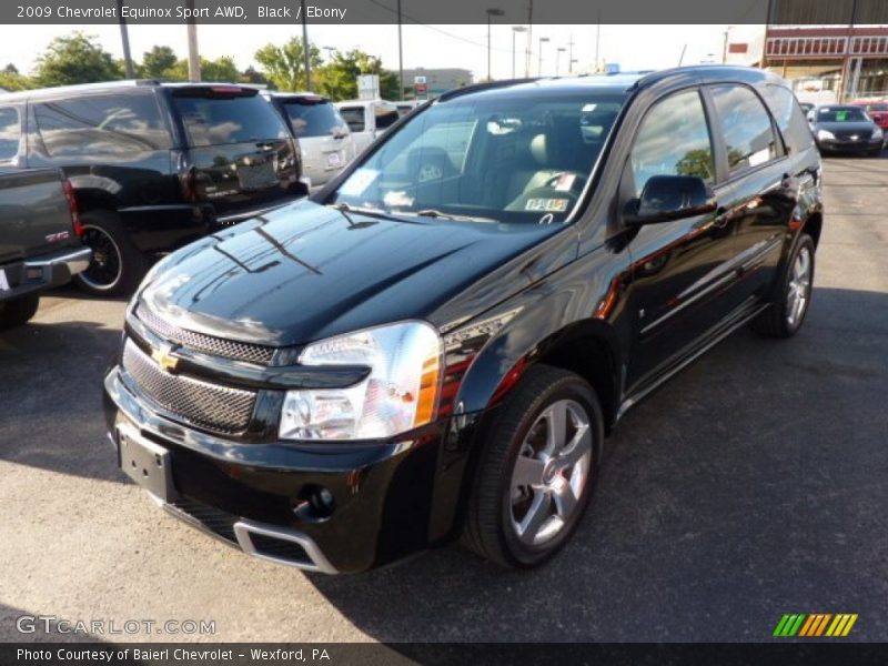 Black / Ebony 2009 Chevrolet Equinox Sport AWD