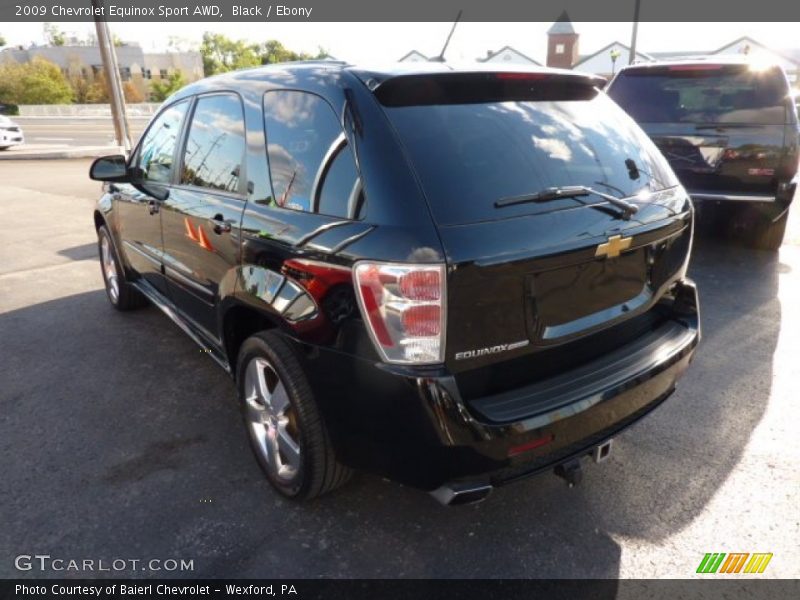Black / Ebony 2009 Chevrolet Equinox Sport AWD