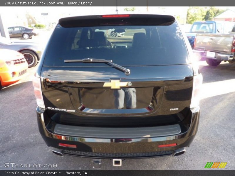 Black / Ebony 2009 Chevrolet Equinox Sport AWD