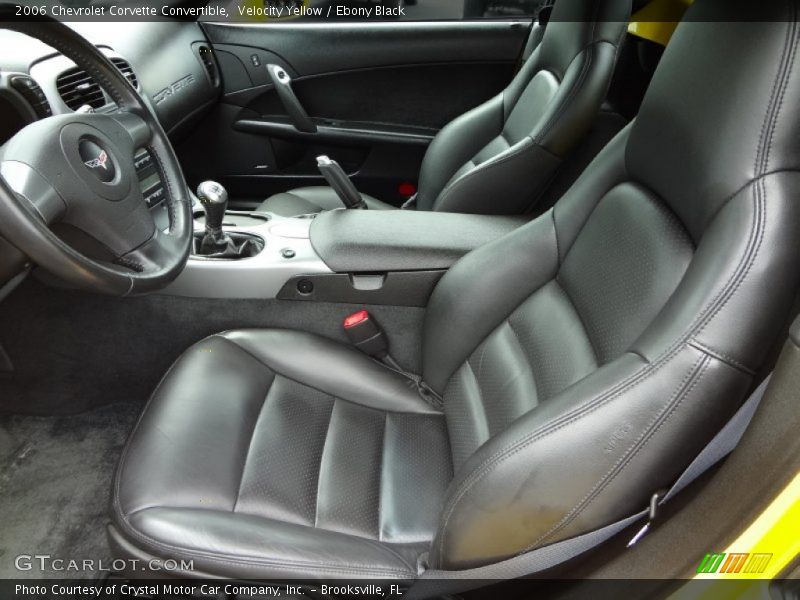 Velocity Yellow / Ebony Black 2006 Chevrolet Corvette Convertible