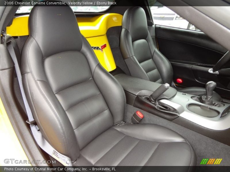 Velocity Yellow / Ebony Black 2006 Chevrolet Corvette Convertible