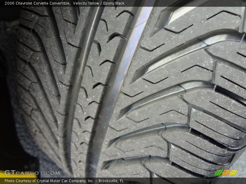 Velocity Yellow / Ebony Black 2006 Chevrolet Corvette Convertible