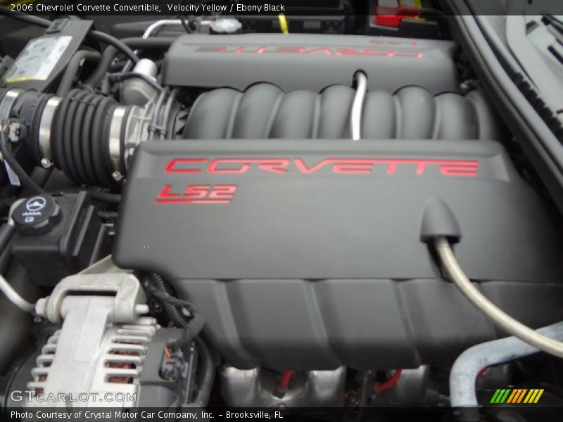 Velocity Yellow / Ebony Black 2006 Chevrolet Corvette Convertible