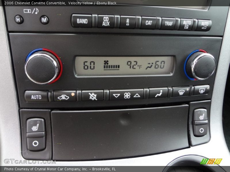 Velocity Yellow / Ebony Black 2006 Chevrolet Corvette Convertible