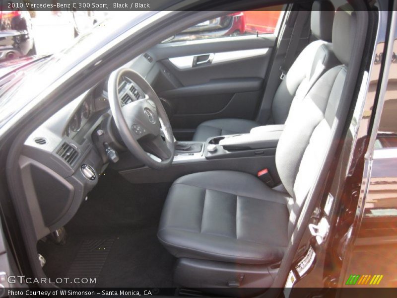 Black / Black 2010 Mercedes-Benz C 300 Sport