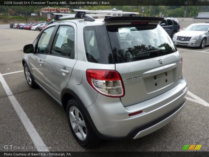 Quicksilver Metallic / Black 2008 Suzuki SX4 Crossover Touring AWD