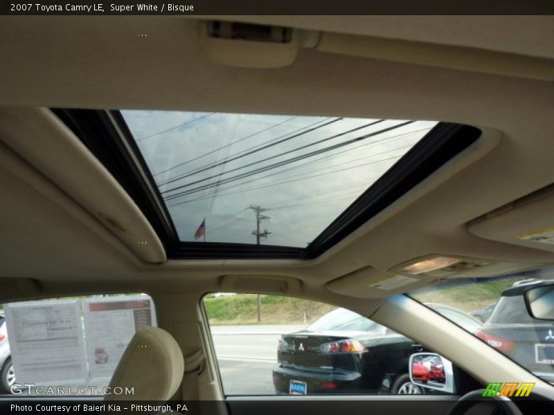 Super White / Bisque 2007 Toyota Camry LE