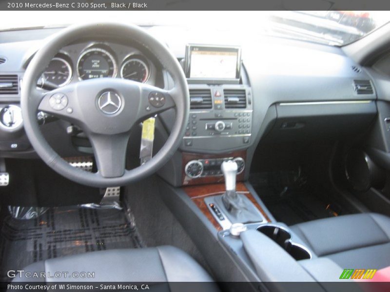 Black / Black 2010 Mercedes-Benz C 300 Sport