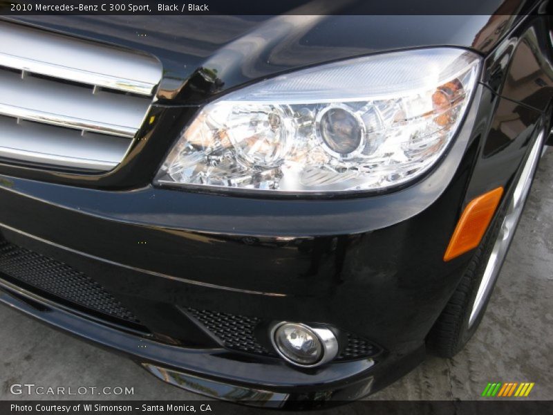 Black / Black 2010 Mercedes-Benz C 300 Sport