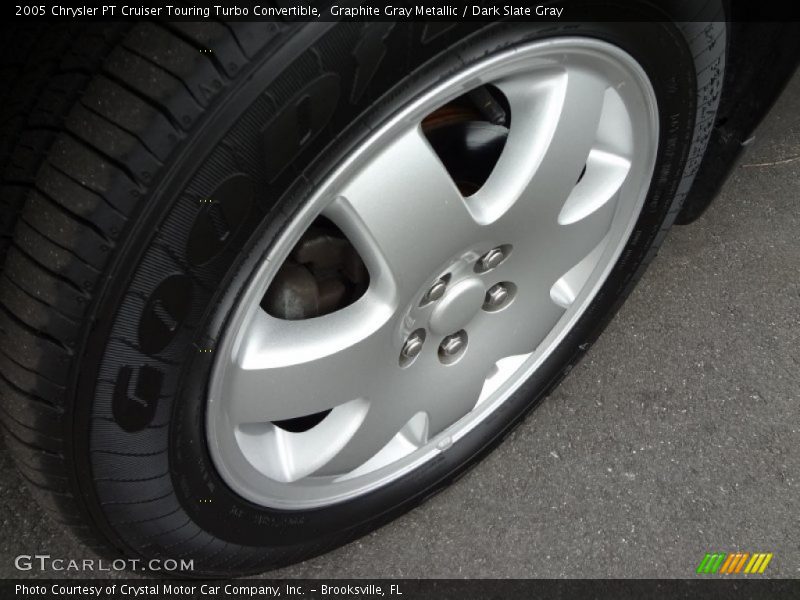 Graphite Gray Metallic / Dark Slate Gray 2005 Chrysler PT Cruiser Touring Turbo Convertible