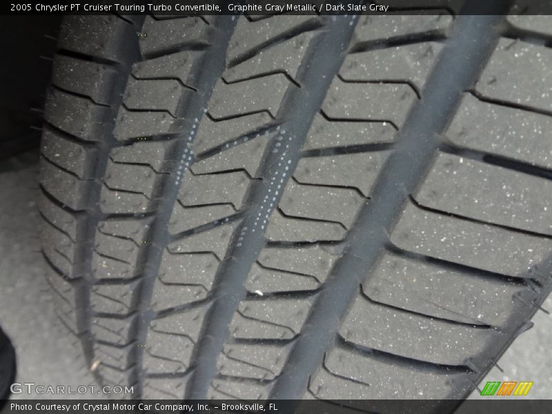 Graphite Gray Metallic / Dark Slate Gray 2005 Chrysler PT Cruiser Touring Turbo Convertible